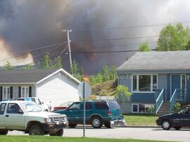 Feu de forêt de Chibougamau, 3 juin 2005