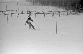 Skieur aux finales des Jeux du Québec à Chapais