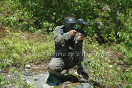 Partie de paintball à Chibougamau