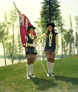 Guylaine et Clémence Sauvageau, membres de la parade des Forestières