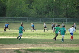 Partie de soccer à Chibougamau