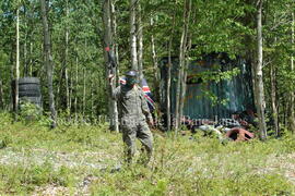 Partie de paintball à Chibougamau