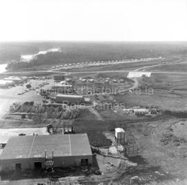 Vue aérienne de la Scierie Barrette-Saucier de Lebel-sur-Quévillon