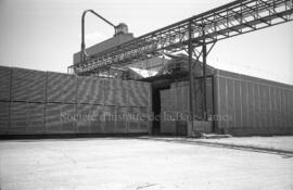 Extérieur de la scierie de Barrette-Saucier à Lebel-sur-Quévillon