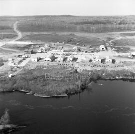 Vue aérienne de la Scierie Barrette-Saucier de Lebel-sur-Quévillon