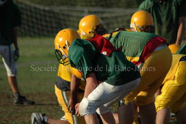 Match de l'équipe de football Troïlus de Chibougamau.