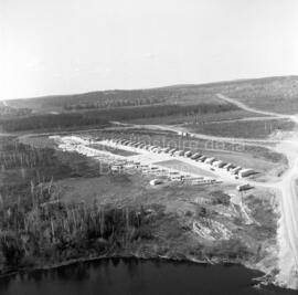 Vue aérienne de la Scierie Barrette-Saucier de Lebel-sur-Quévillon