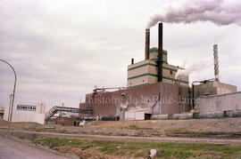 Extérieur de l’usine Domtar à Lebel-sur-Quévillon