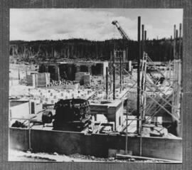 Construction de la Mine Copper Rand en 1958.