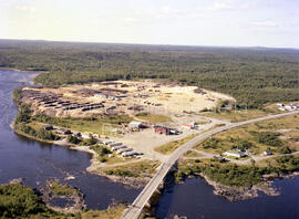 Vue aérienne de Rapides-des-Cèdres