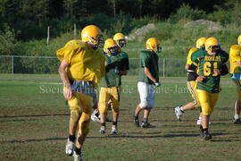 Match de l'équipe de football Troïlus de Chibougamau.