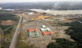 Vue aérienne de l’usine Camille Richard à Lebel-sur-Quévillon