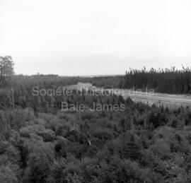 Vue aérienne de Lebel-sur-Quévillon