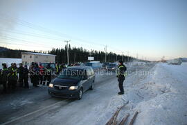 blocus sur la 167