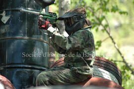 Partie de paintball à Chibougamau