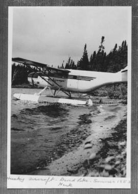 Avion Husky de la compagnie Boreal Airways au lac David en 1953.