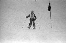 Jeune skieur aux finales des Jeux du Québec à Chapais