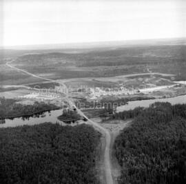 Vue aérienne de la Scierie Barrette-Saucier de Lebel-sur-Quévillon