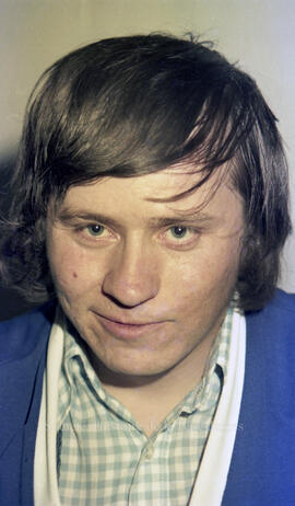 Michel Fleury, membre de l’équipe de hockey Le Domtar de Lebel-sur-Quévillon