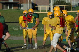 Match de l'équipe de football Troïlus de Chibougamau.