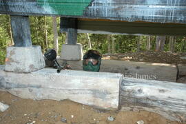 Partie de paintball à Chibougamau