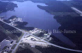Bases Lac Caché from helicopter.