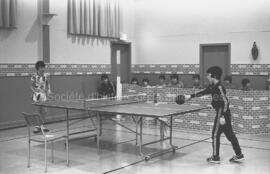 Partie de tennis sur table aux finales des Jeux du Québec à Chapais