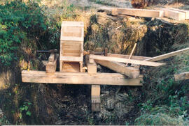 Deuxième reconstruction du moulin Fleury réalisée en 1993