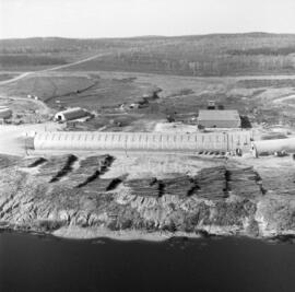 Vue aérienne de la Scierie Barrette-Saucier de Lebel-sur-Quévillon