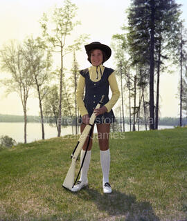 Hélène Poirier, membre de la parade des Forestières
