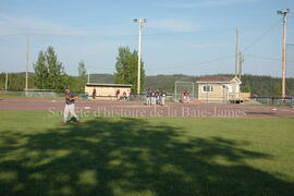 partie de baseball à Chibougamau.