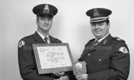 Graduation de M. Gérard Caron en tant que policier à Lebel-sur-Quévillon
