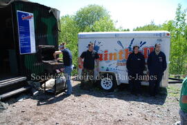 Partie de paintball à Chibougamau