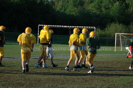 Match de l'équipe de football Troïlus de Chibougamau.