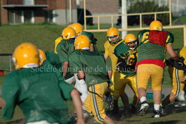 Match de l'équipe de football Troïlus de Chibougamau.