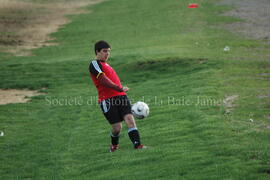 Partie de soccer à Chibougamau