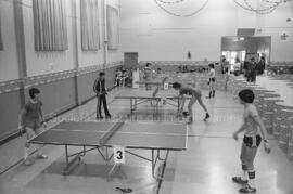 Partie de tennis sur table aux finales des Jeux du Québec à Chapais