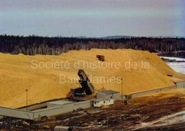 Vue de l’extérieur de la scierie Domtar à Lebel-sur-Quévillon