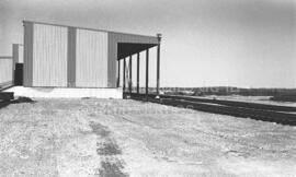 Vue de l’extérieur de la scierie Domtar à Lebel-sur-Quévillon