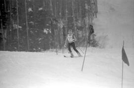 Skieur aux finales des Jeux du Québec à Chapais