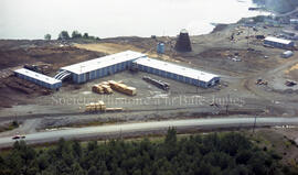 Vue aérienne de l’usine Camille Richard à Lebel-sur-Quévillon
