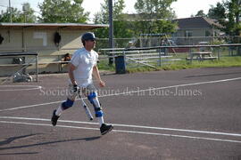 partie de baseball à Chibougamau.