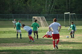 Partie de soccer à Chibougamau