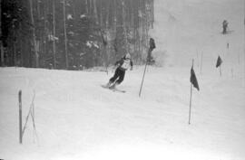 Skieur aux finales des Jeux du Québec à Chapais