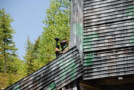 Partie de paintball à Chibougamau