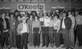 Groupe de personnes lors du Festival Western de Lebel-sur-Quévillon