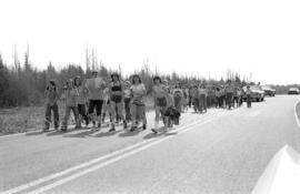 Marche faite par des scouts à Lebel-sur-Quévillon