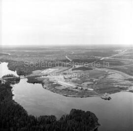 Vue aérienne de la Scierie Barrette-Saucier de Lebel-sur-Quévillon