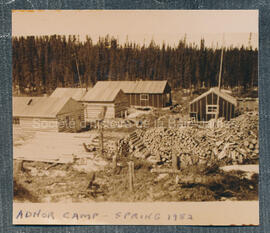 Campement de la Mine Adnor en 1952.