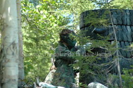 Partie de paintball à Chibougamau